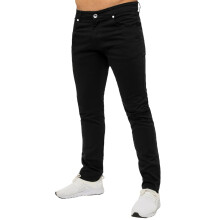 (Black, 30W x 31L) Firetrap Mens Chino Denim Trousers Skinny Jeans