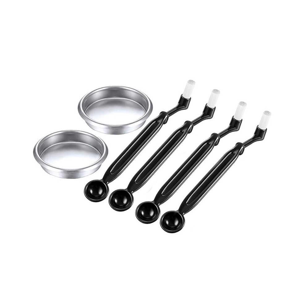 4PCS Coffee Machine Cleaning Brush and 2PCS Blind Net Espresso Machine Cleaning Tools Coffee Machine Cleaning Tools