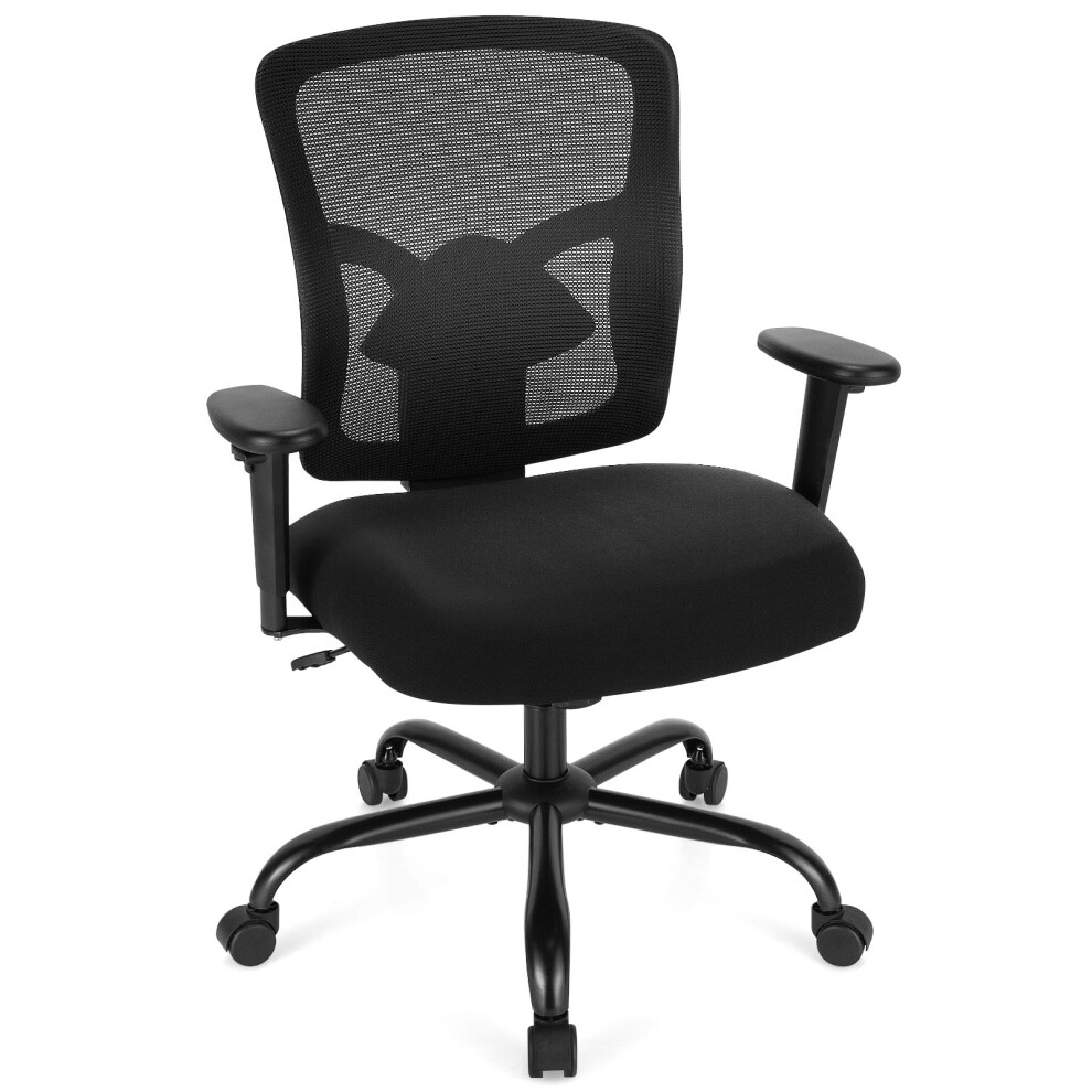 Big Tall Mesh Office Chair Ergonomic Executive Chair w/ Lumbar Support