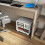 Homcom HOMCOM Printer Stand with Storage Printer Cart on Wheels for Home Office White 6