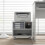 Homcom HOMCOM Printer Stand with Storage Printer Cart on Wheels for Home Office White 8