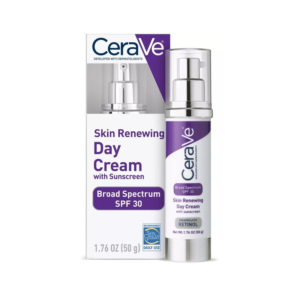 Cerave Skin Renewing Day Cream Spf 30  1.76oz/50ml New