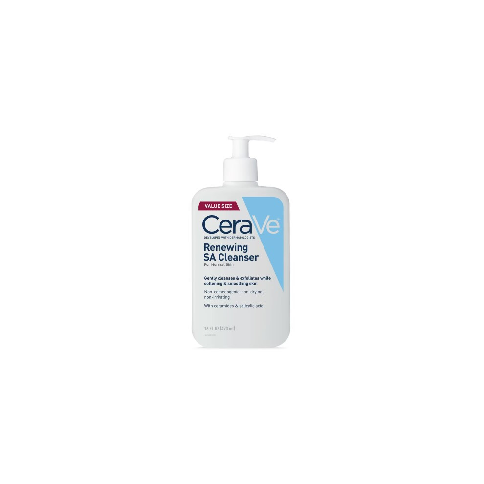 Cerave Renewing Sa Cleanser For Normal Skin  16.0oz/473ml New