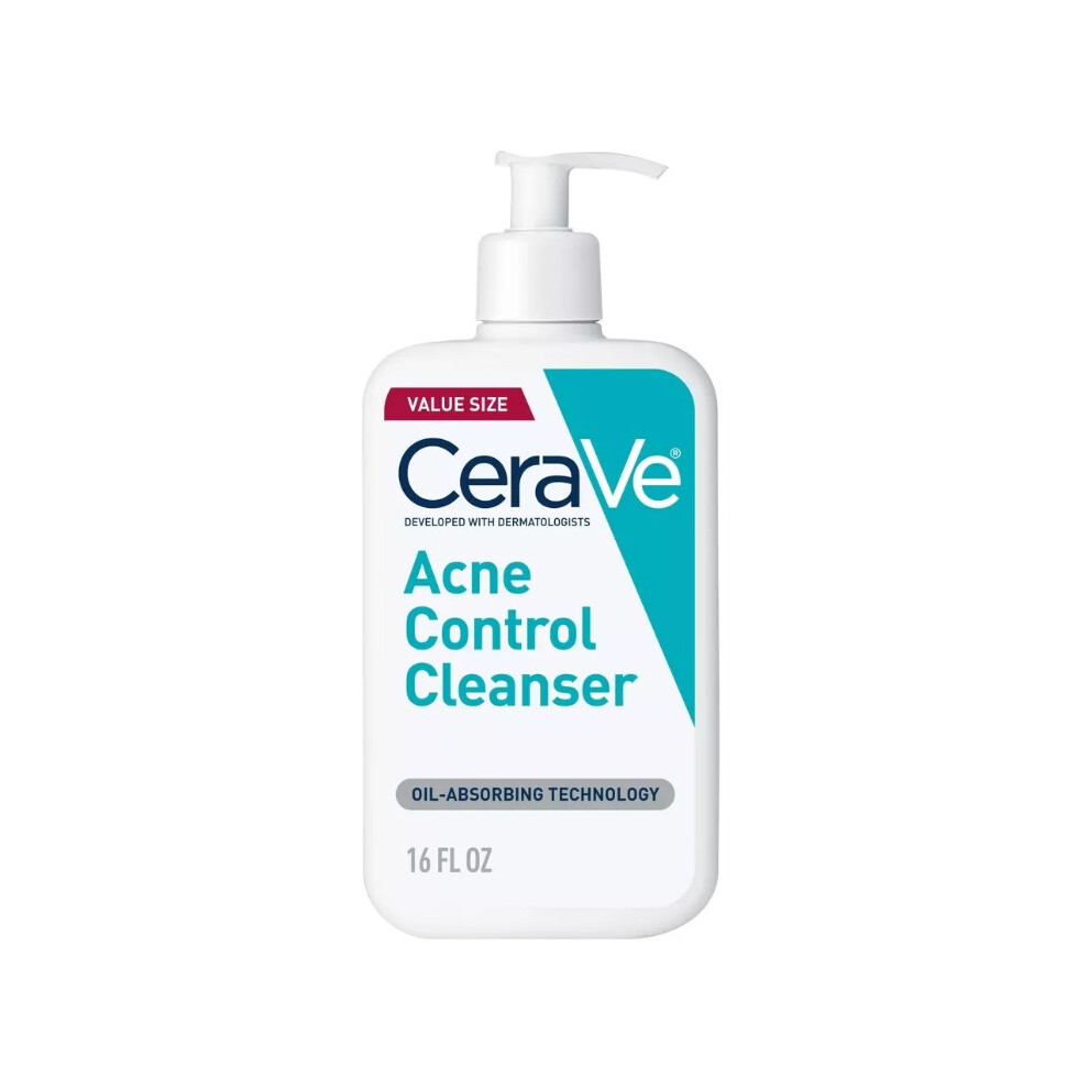 Cerave Acne Control Cleanser With 2% Salicylic Acid For Oily Skin  16.0oz/ New