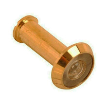 (Brass Door 160 degree 25-40mm) Dzina Wide Angle Door Viewer for security 160 Brass Peek Peep Hole