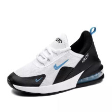 (Black-White, UK3 = EUR36) KIDS SPORTS SHOES RUNNING TRAINERS GIRLS BOYS COMFY SCHOOL CASUAL SNEAKERS SIZE