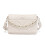 Miss Lulu (Beige) Chic Quilted Shoulder Bag With Chain Strap 1