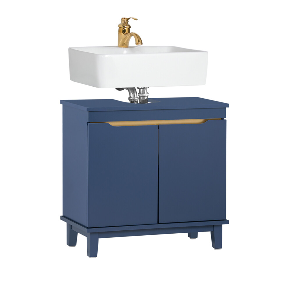 SoBuy BZR113-B, Navy Blue Under Sink Cabinet Bathroom Vanity Unit