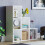 Vida Designs (White) Durham 6 Cube Bookcase Staircase Ladder Storage 1