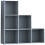 Vida Designs (Grey) Durham 6 Cube Bookcase Staircase Ladder Storage 8