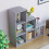 Vida Designs (Grey) Durham 6 Cube Bookcase Staircase Ladder Storage 6