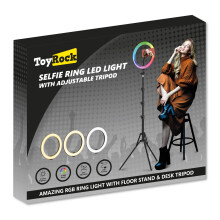 Selfie-Ring-LED-Licht 26 cm mit Verstellmöglichkeit