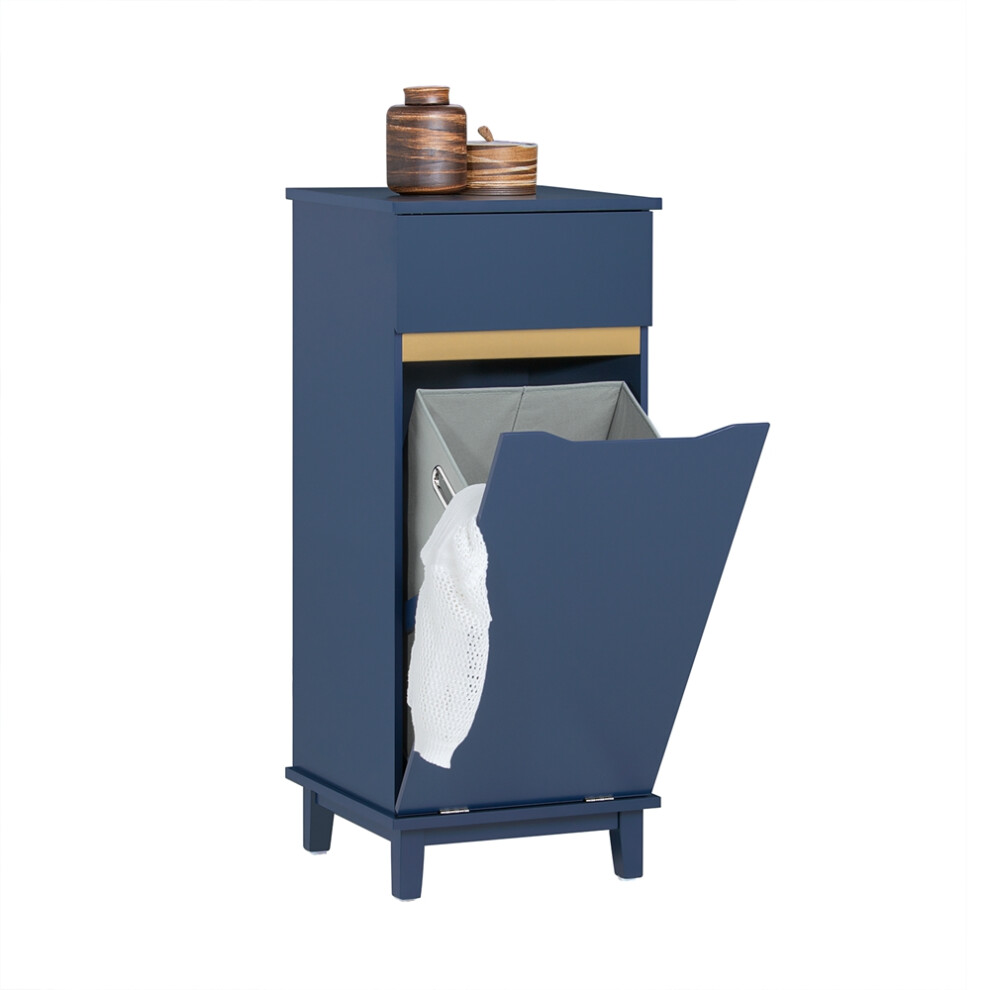 SoBuy BZR114-B Laundry Cabinet Laundry Chest Bathroom Storage Cabinet