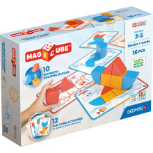 Geomag Magicube Building Blocks And Cards 16 Pcs