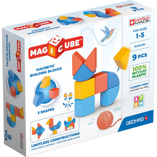 Geomag Geomag Magicube Animals 9 Pcs