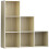 Vida Designs (Oak) Durham 6 Cube Bookcase Staircase Ladder Storage 8