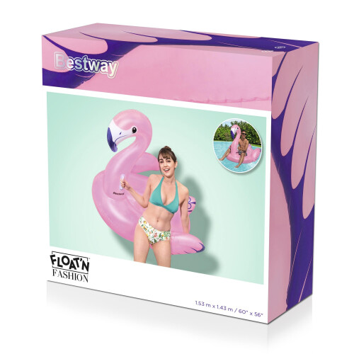 Bestway Luxuriöser Flamingo-Poolschwimmer