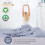FLAX LINEN Duvet Covers Set  Classic Silver Collection (King) 5