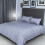 FLAX LINEN Duvet Covers Set  Classic Silver Collection (King) 1