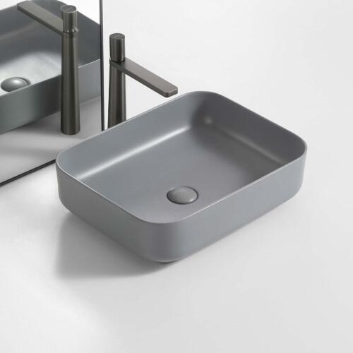 Bathroom Counter Top Basin Sink Small Hand Wash Basin Rectangular Bowl 1
