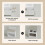 ELECWISH Dressing Table Set LED Mirror Vanity Makeup Desk Side Panel 2 Drawer 8