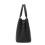 (Black) Modern Elegance PU Leather Lady's Tote Bag 4