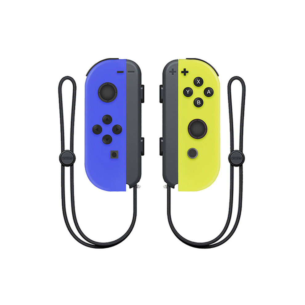 (Blue / Yellow) Wireless Controller L/R Pair Compatible For Nintendo Switch Joy-Con