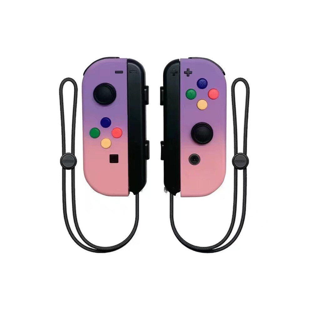 (Purple/ Pink) Wireless Controller L/R Pair Compatible For Nintendo Switch Joy-Con