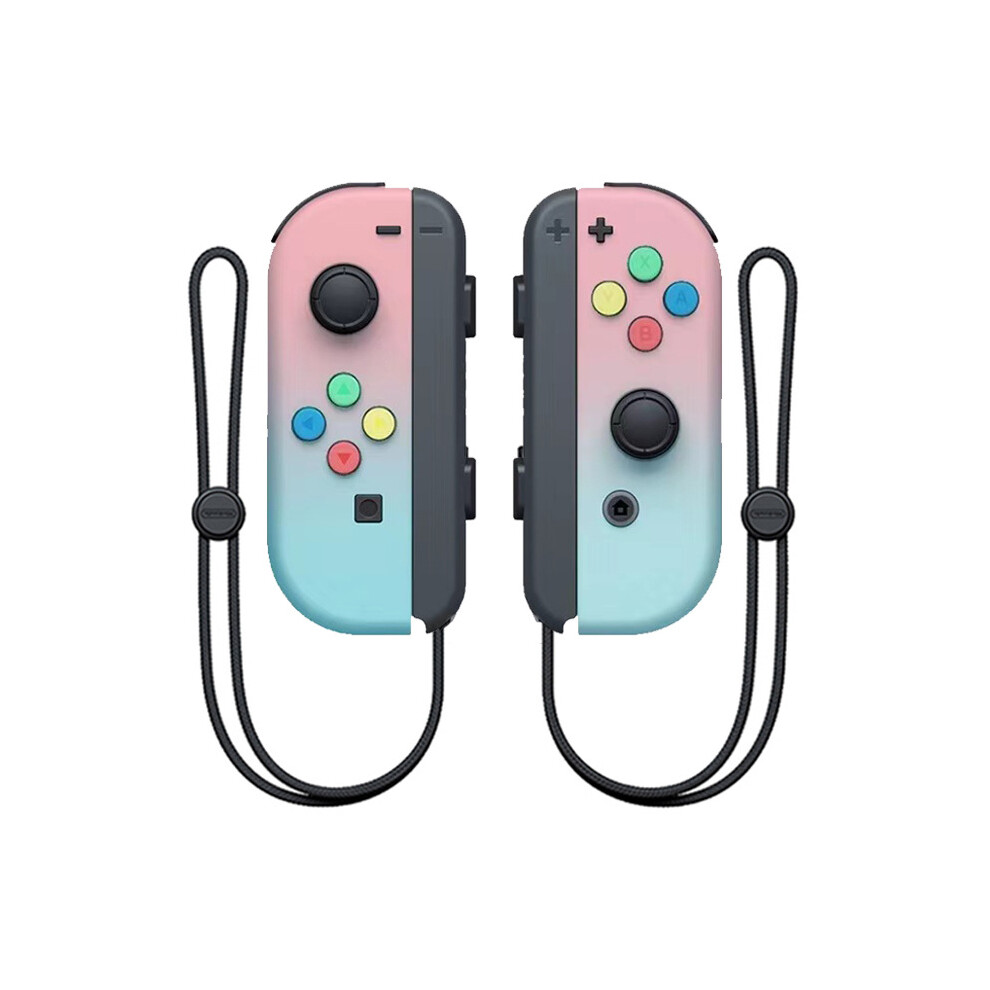 (Pink/ Blue) Wireless Controller L/R Pair Compatible For Nintendo Switch Joy-Con