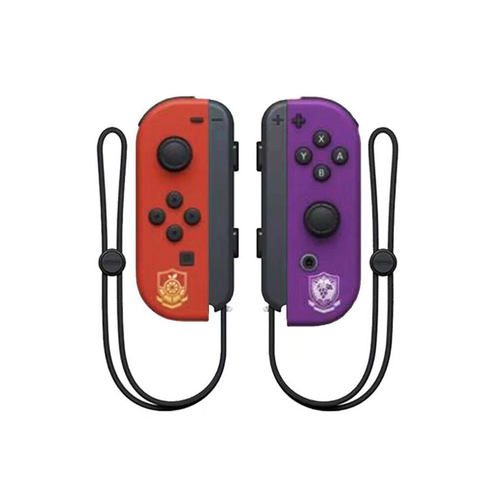 (Red Purple) Wireless Controller L/R Pair Compatible For Nintendo Switch Joy-Con