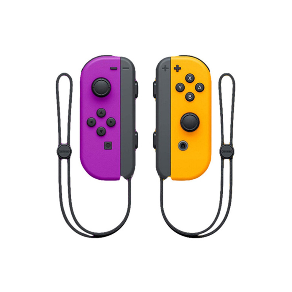 (Purple/ Orange) Wireless Controller L/R Pair Compatible For Nintendo Switch Joy-Con