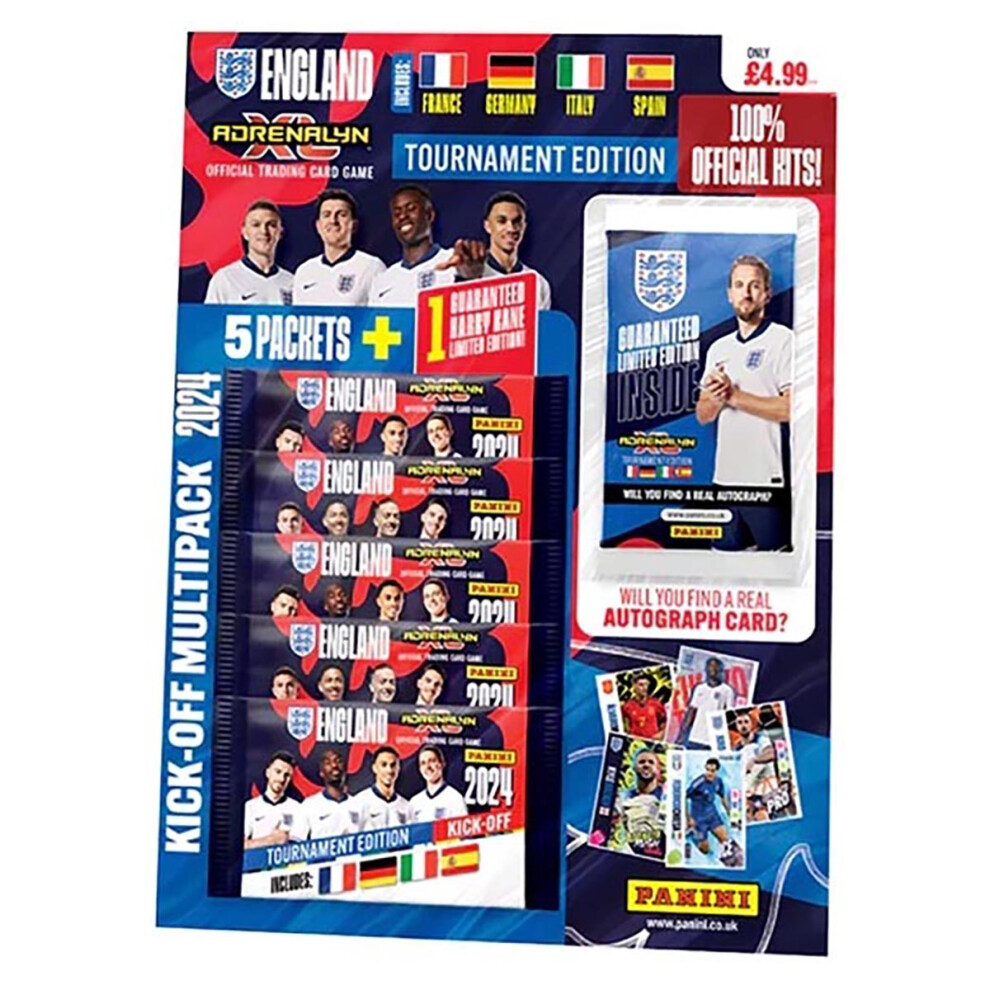 England Tournament Edition Adrenalyn XL Kick-Off Multipack