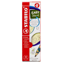 Crayoni - STABILO - Easy Graph - Astuccio da 12 - Mina larga - Legno certificato FSC - Speciale per destrorsi