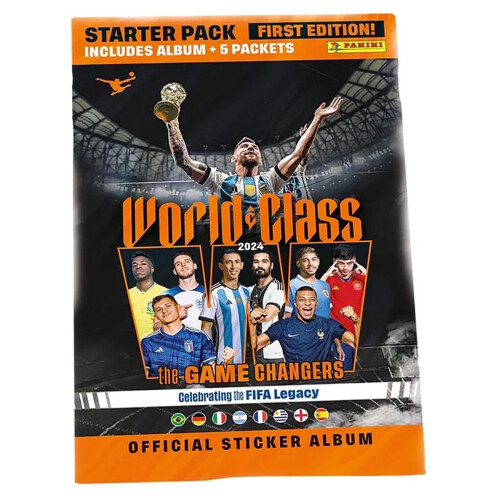 FIFA 2024 World Class Sticker Collection Starter Pack