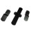 (Black) Heavy Duty Kick Over Latch (Stable Door Catch) 4