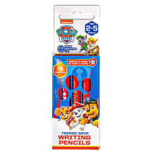 PAW PATROL Tripod Grip Writing Pencils 5 Pack: Ages 2-5