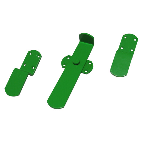 (Green) Heavy Duty Kick Over Latch (Stable Door Catch) 2