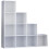 Vida Designs (White) Durham 10 Cube Shelf Stairs Bookcase Storage Unit 8