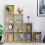 Vida Designs (Oak) Durham 10 Cube Shelf Stairs Bookcase Storage Unit 3