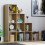 Vida Designs (Oak) Durham 10 Cube Shelf Stairs Bookcase Storage Unit 1