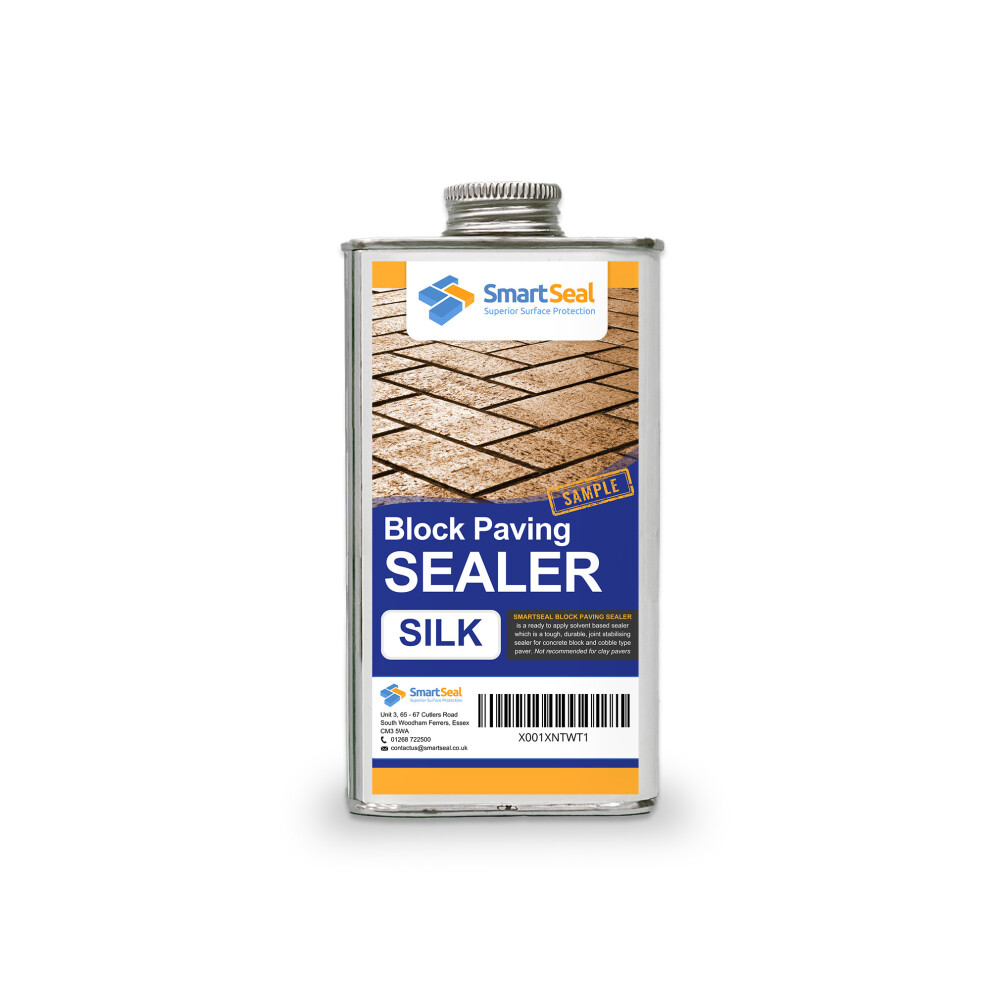 (150ML Samples) Smartseal Block Paving Sealer, Silk Wet Look Finish, Strong Sand Hardener and Weed Inhibitor for Driveways and Patios