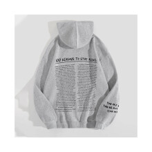 (Grey, XL) (Grey, L) '100 Reasons to Stay Alive' sweatshirt For Men Women