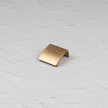 (40mm Pull ) Brushed Brass Profile Trim Edge Mount Lip Pulls