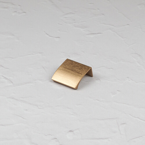 (40mm Pull	) Brushed Brass Profile Trim Edge Mount Lip Pulls