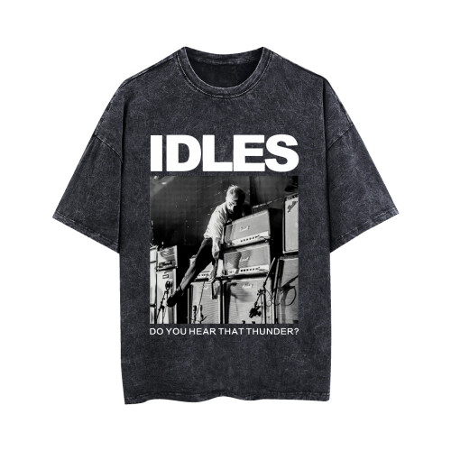 (3XL) Idles band White T Shirt