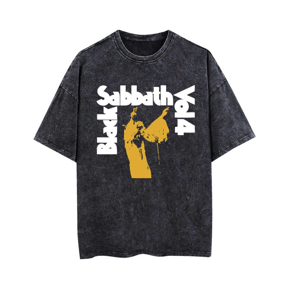 Kiikn (Xl) Sabbath Vintage T-Shirt Vol. 4 Album Art Sabbath Shirt Black
