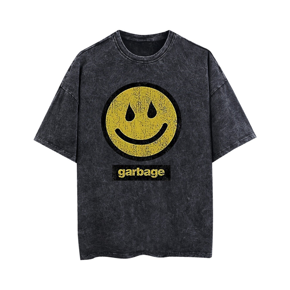 (M) Garbage Im Only Happy When It Rains Vintage T-shirt