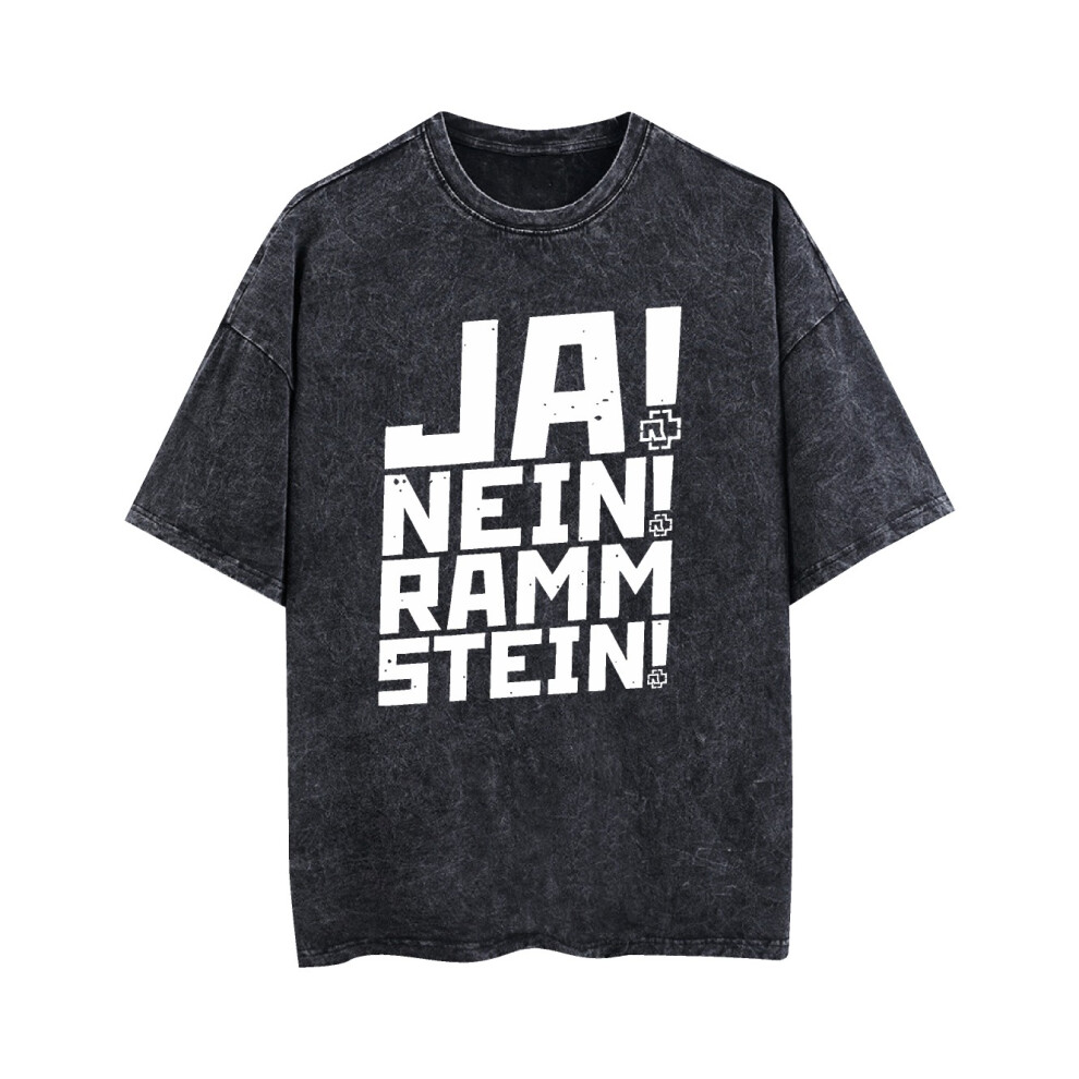 Kiikn (3Xl) Rammstein Ja Nein Vintage T-Shirt Black