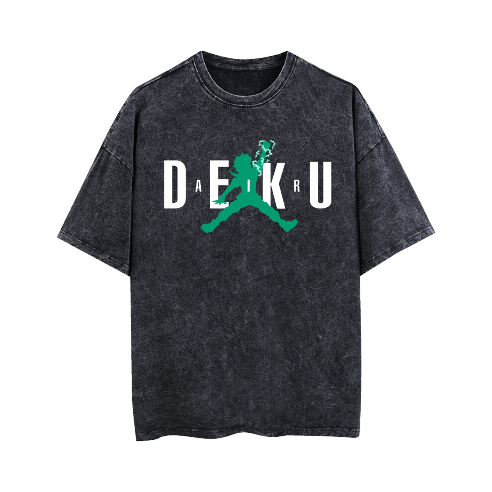 Kiikn (S) Air Deku - My Hero Academia Vintage T-Shirt Black