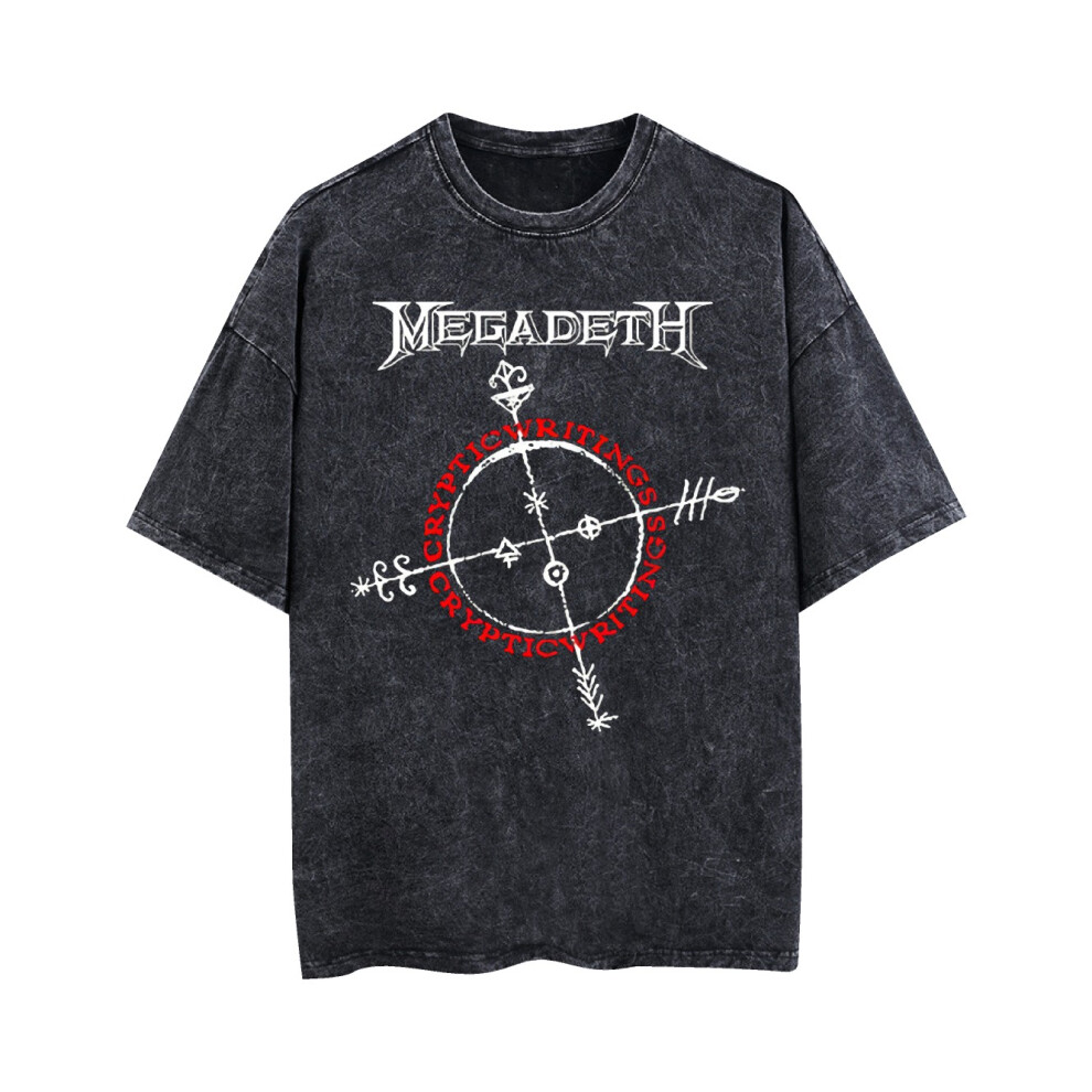 (3XL) Megadeth Cryptic Writings Tour UnisexVintage T-shirt 1997 Europe Shirt Band Graphic Vintage T-shirt Vintage Rock Merch Band Metal Music Shirt